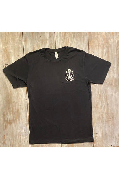 Lake Cowboy Small Logo T-Shirt (Black)