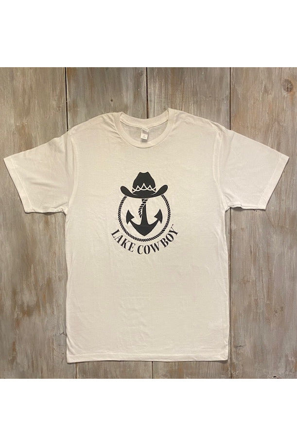 Lake Cowboy Big Logo T-Shirt (White)