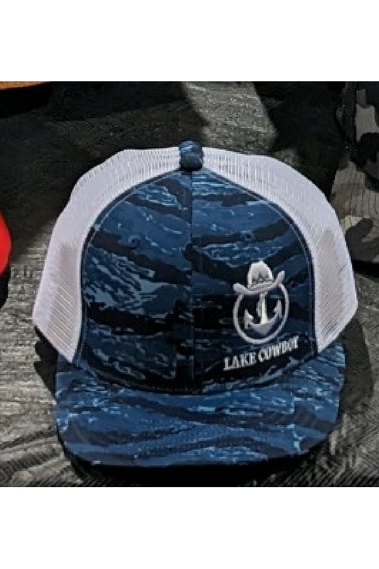 Photo of Lake Cowboy Blue Water Camo Baseball Hat