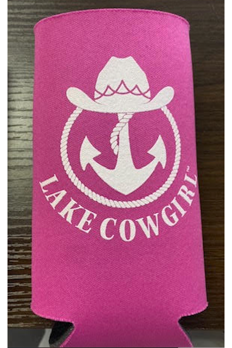 Lake Cowboy Can Cooler Tall (Pink)