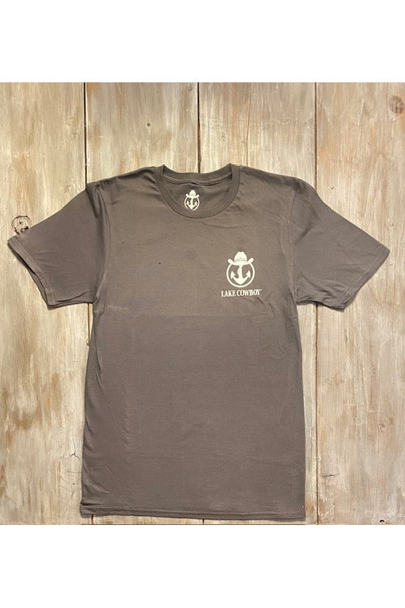 Lake Cowboy Small Logo T-Shirt (Olive)
