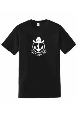 Lake Cowboy Big Logo T-Shirt (Black)