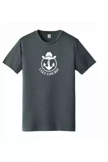 Lake Cowboy Big Logo T-Shirt (Charcoal)