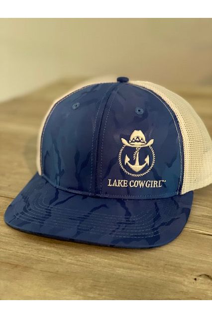 Lake Cowgirl Water Camo Baseball Hat